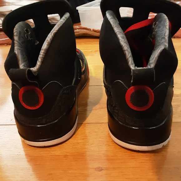 Nike Jordan Spizike OG Black Varsity Red/Green Classic - Picture 3 of 4